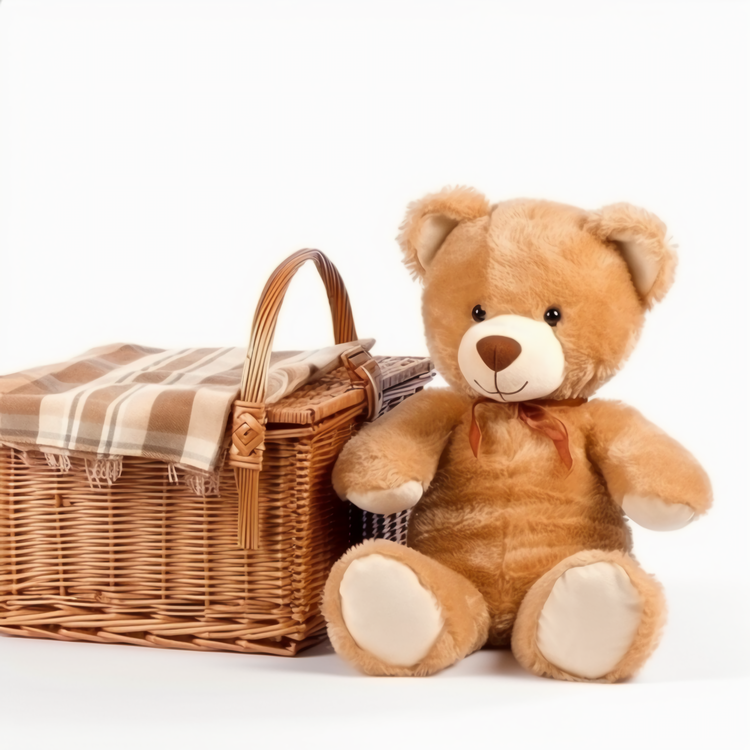 Teddy Bear Picnic,Toy Bear,Basket