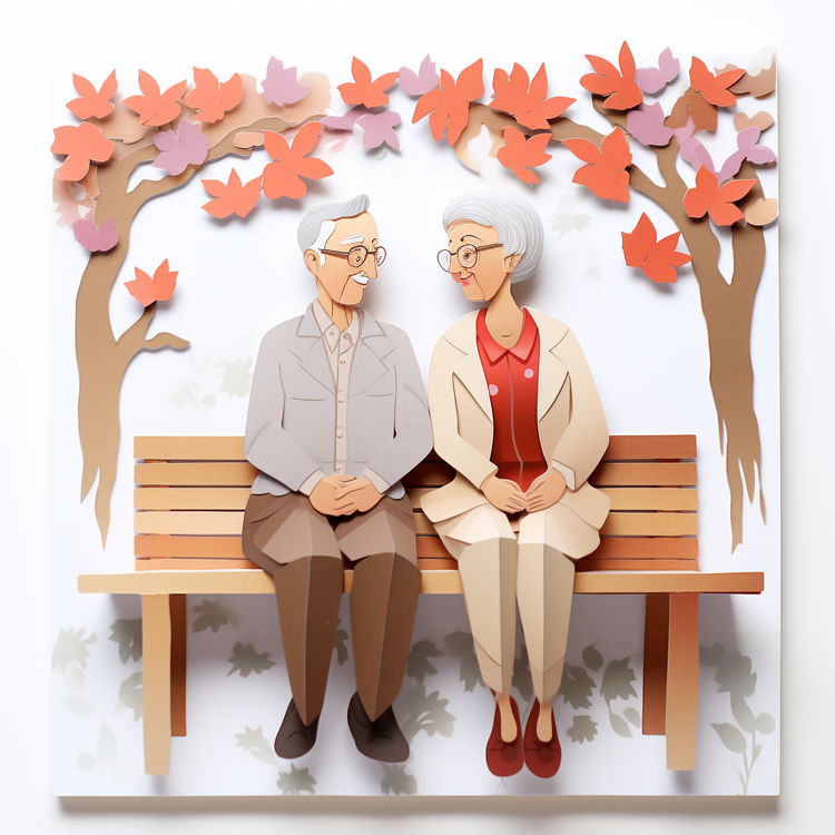 International Day Of Older Persons,Elderly Couple,Bench