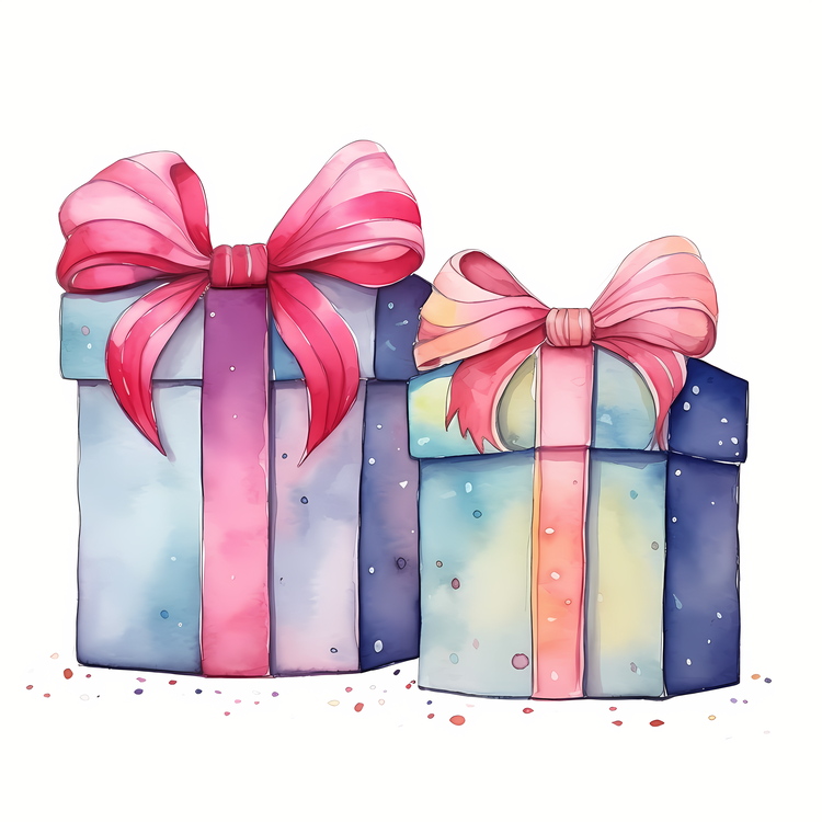 Watercolor Gift Boxes,Others