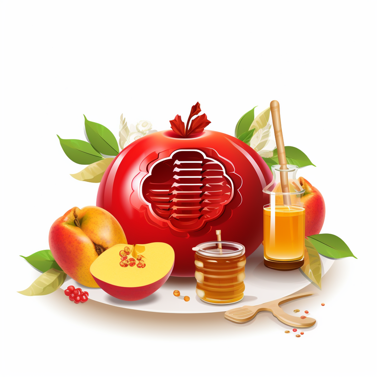Rosh Hashanah,Pomegranate,Honey