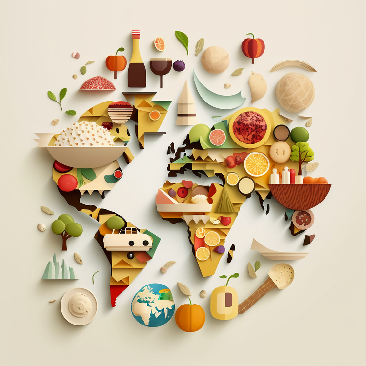 World Food Day,Food,World Map