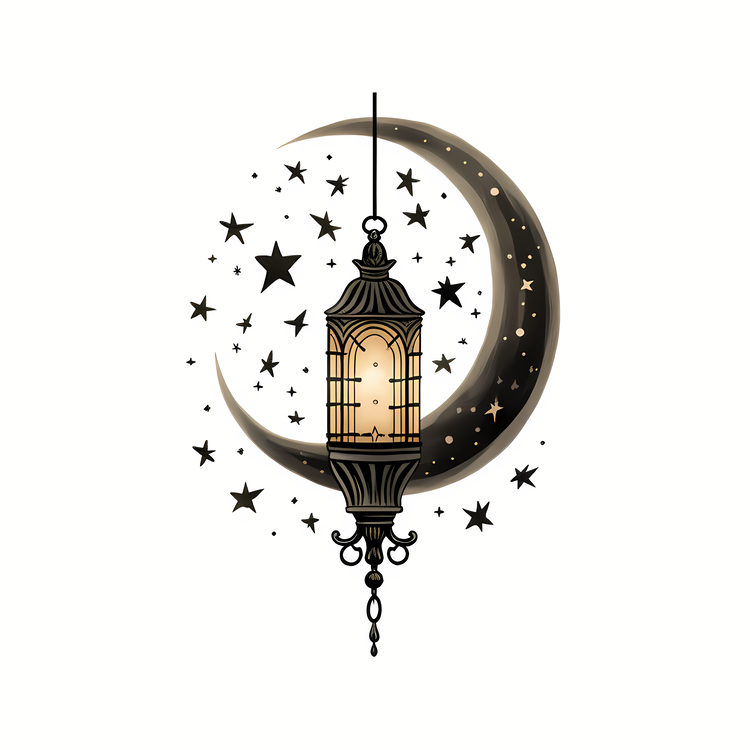 Islamic Lantern And Crescent,Others