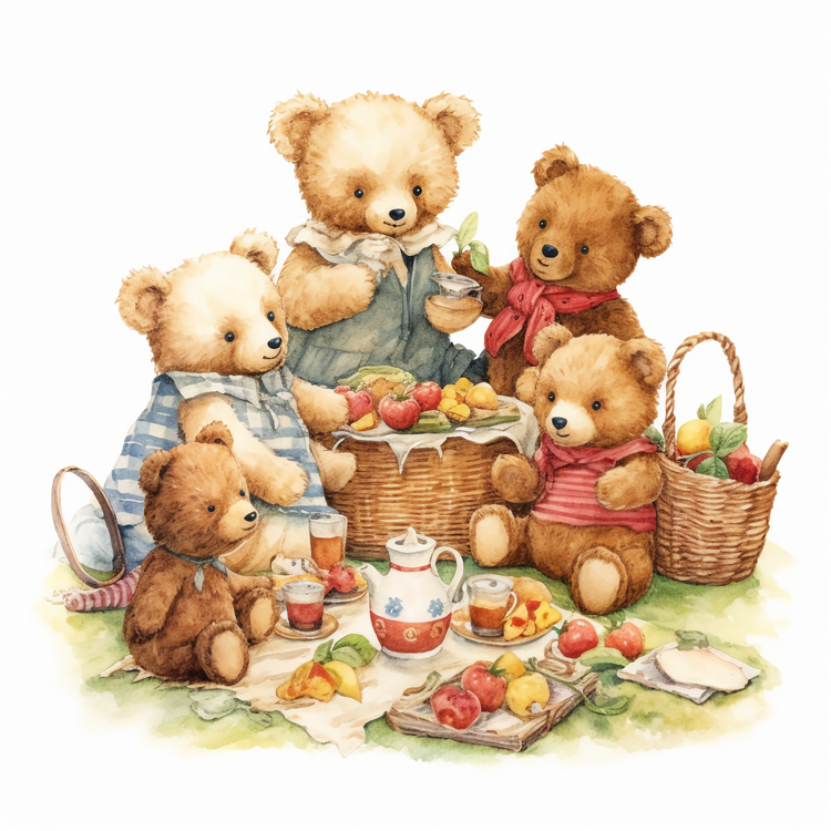 Teddy Bear Picnic,Picnic,Bears