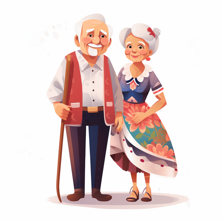 International Day Of Older Persons,Old Man,Old Woman