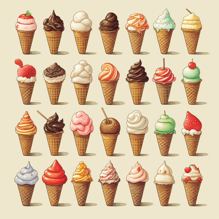 Summer,Ice Cream,Cone