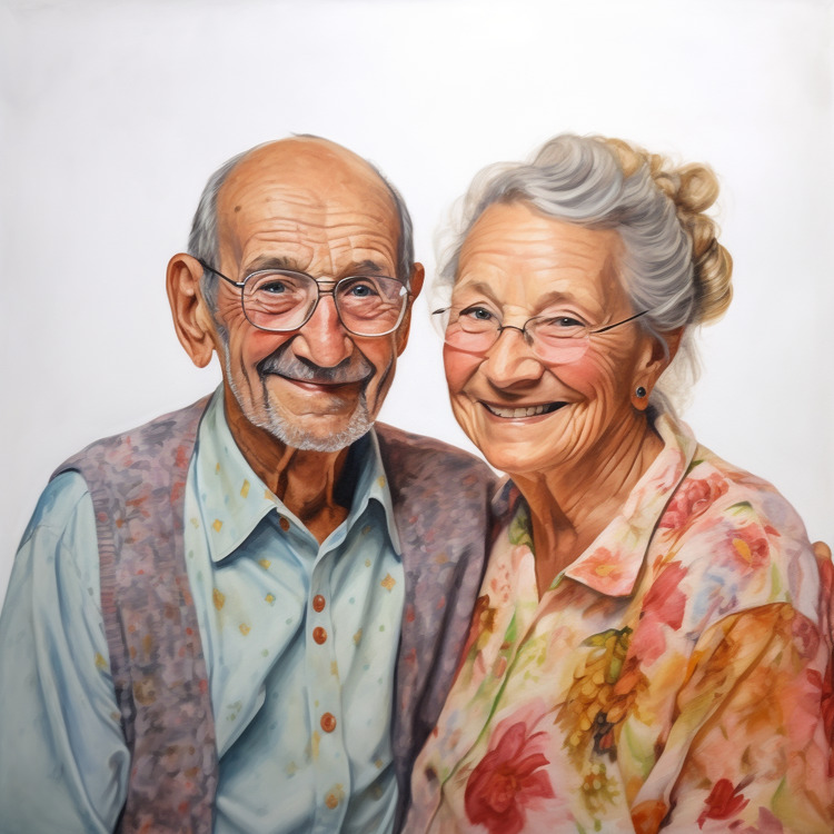 International Day Of Older Persons,Elderly Couple,Portrait