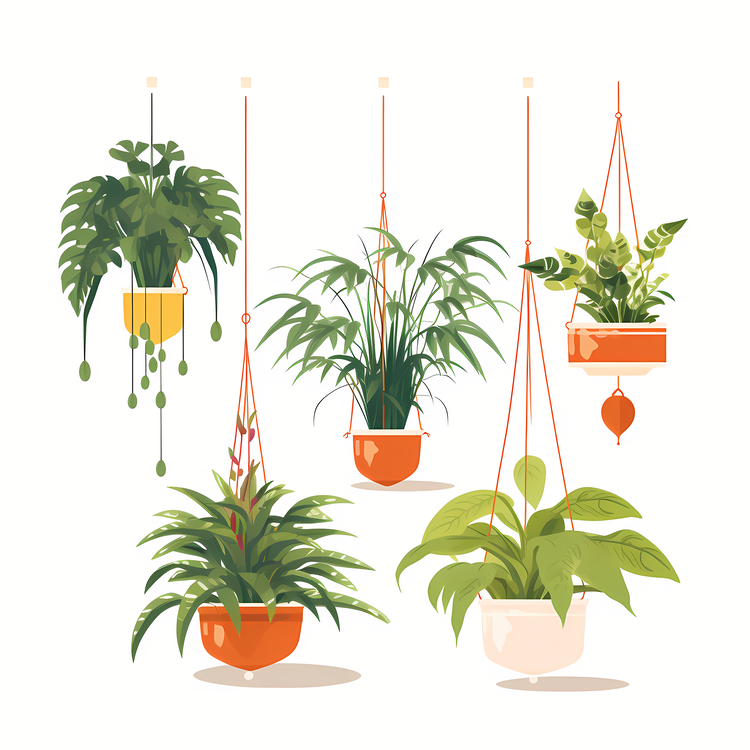 Hanging Plant With Pot,Others