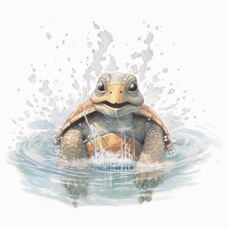 Turtle,Water,Sea