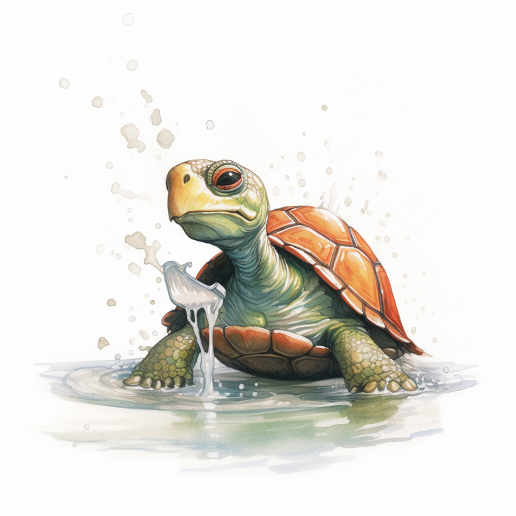 Turtle,Water,Shell