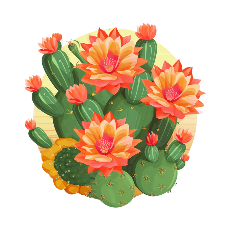 Succulent Cactus,Cacti,Flowers