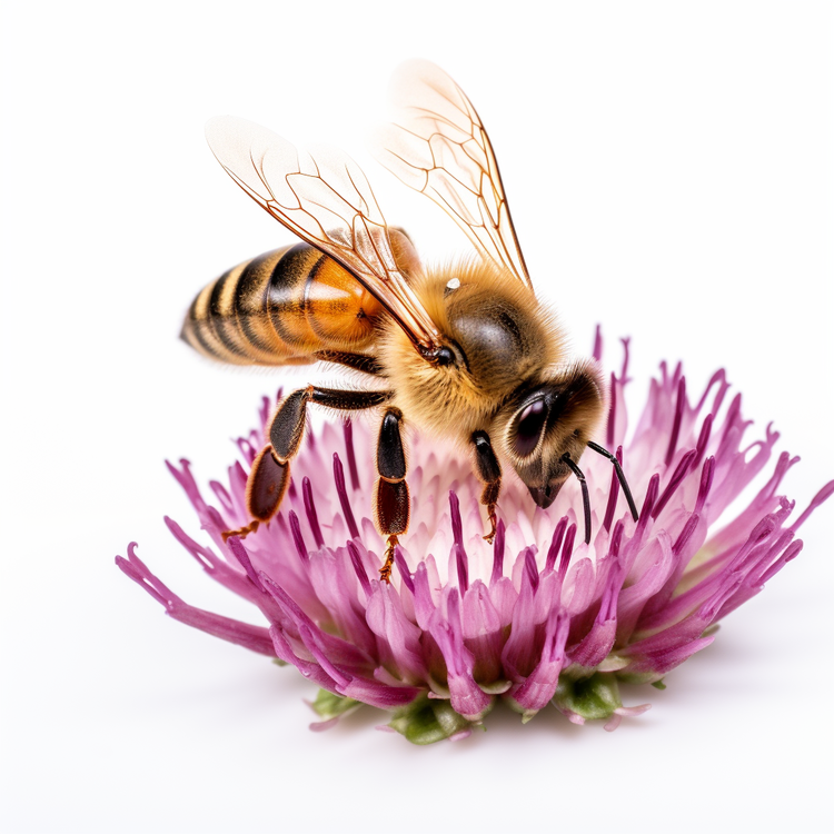 Honey Bee,Pollination,Pollen