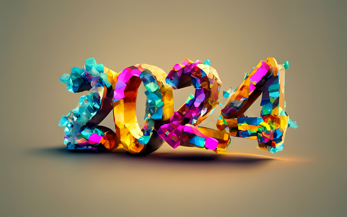 Happy New Year 2024,2024 New Year,Others PNG Clipart - Royalty Free SVG ...