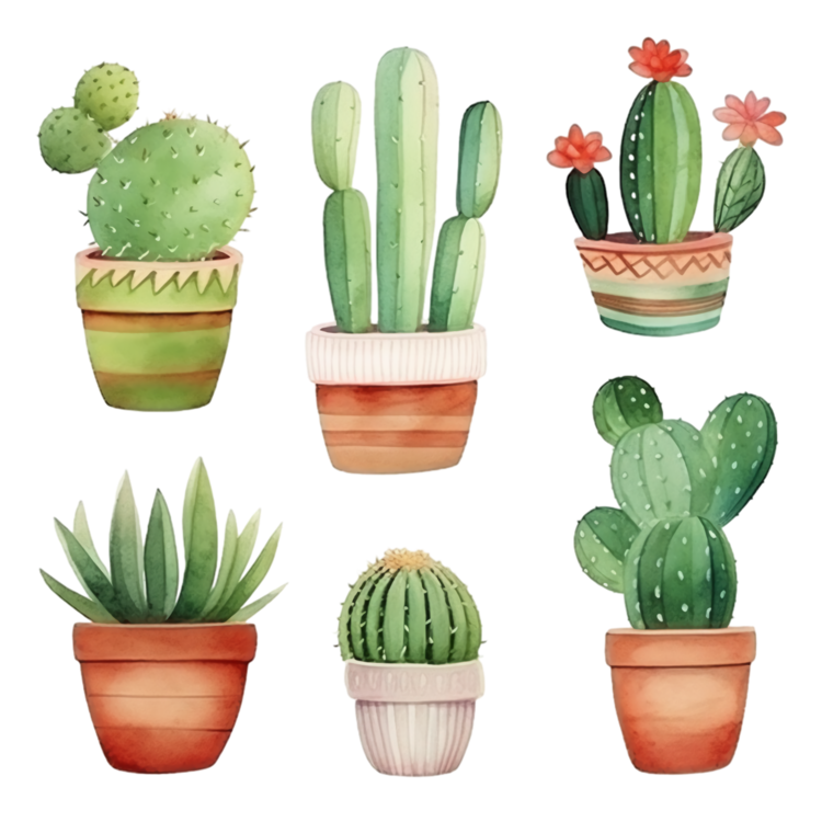 Succulent Cactus,Cacti,Potted Plants