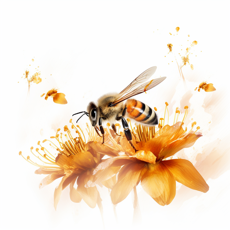 Honey Bee,Honey,Pollination