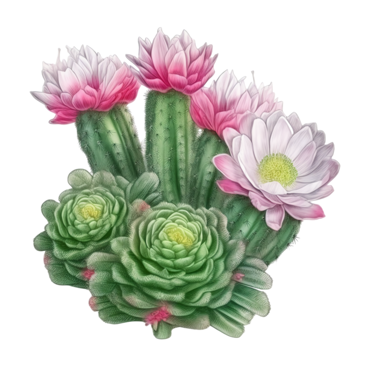 Succulent Cactus,Cactus,Pink