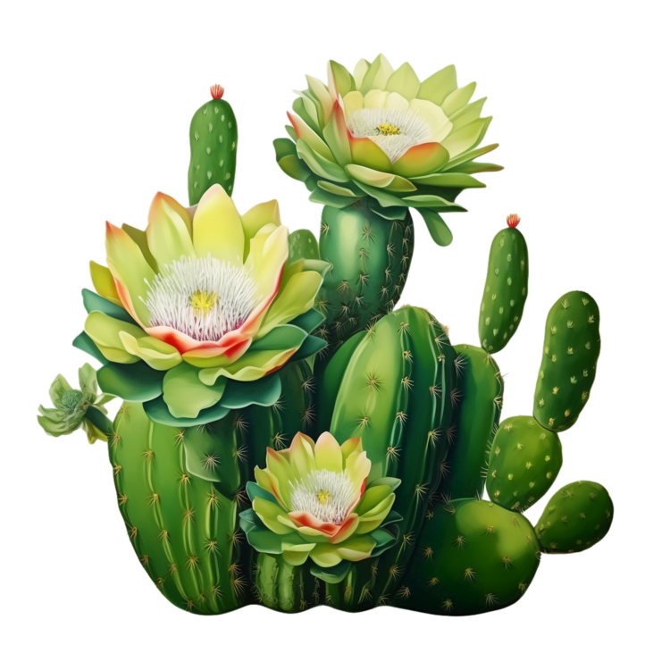 Succulent Cactus,Cactus,Flowers