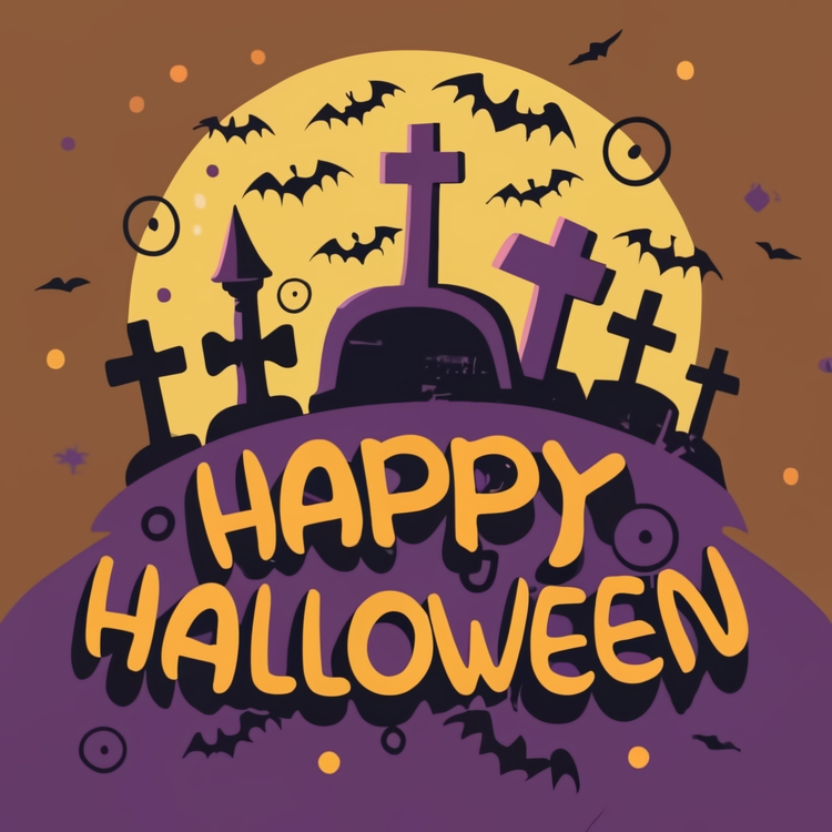 Happy Halloween,Halloween Image,Ghostly Illustration