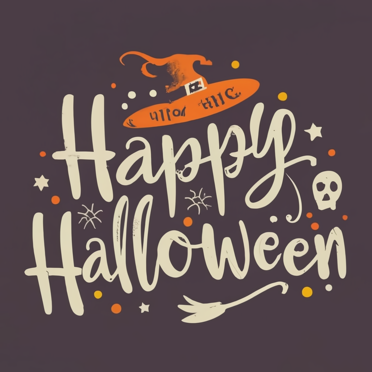 Happy Halloween,Halloween Greeting,Halloween Illustration