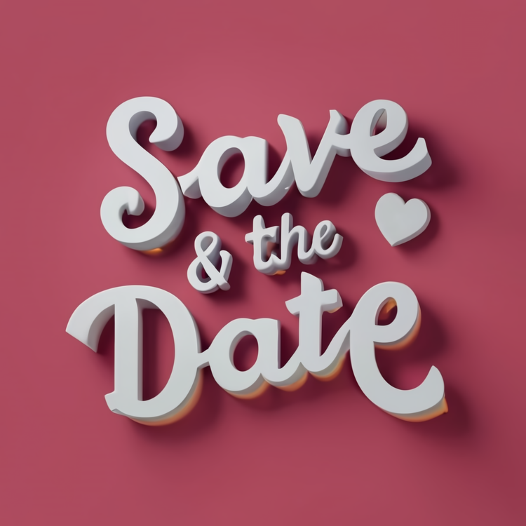 Save The Day,Wedding,Save The Date