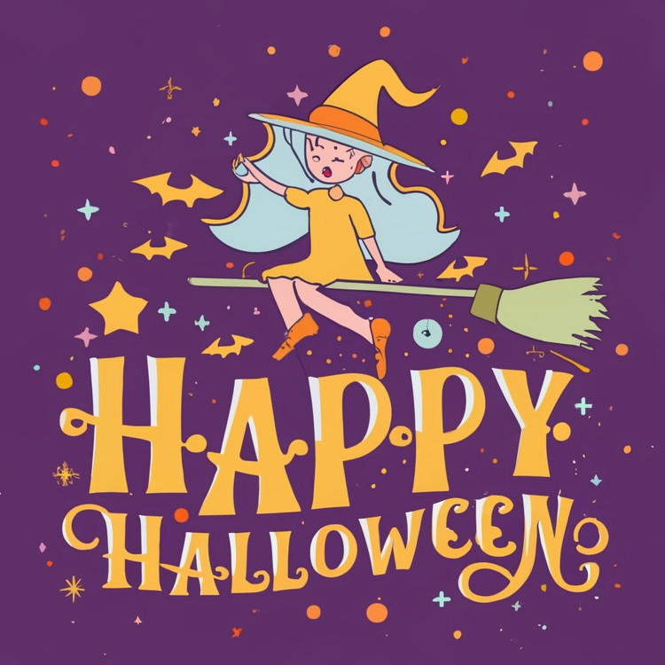 Happy Halloween,Halloween Greeting,Witches