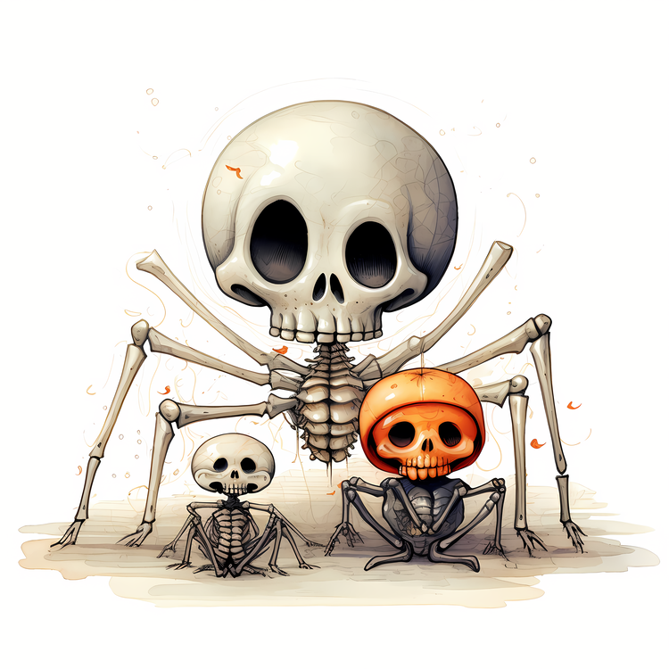 Skeleton And Spider,Others