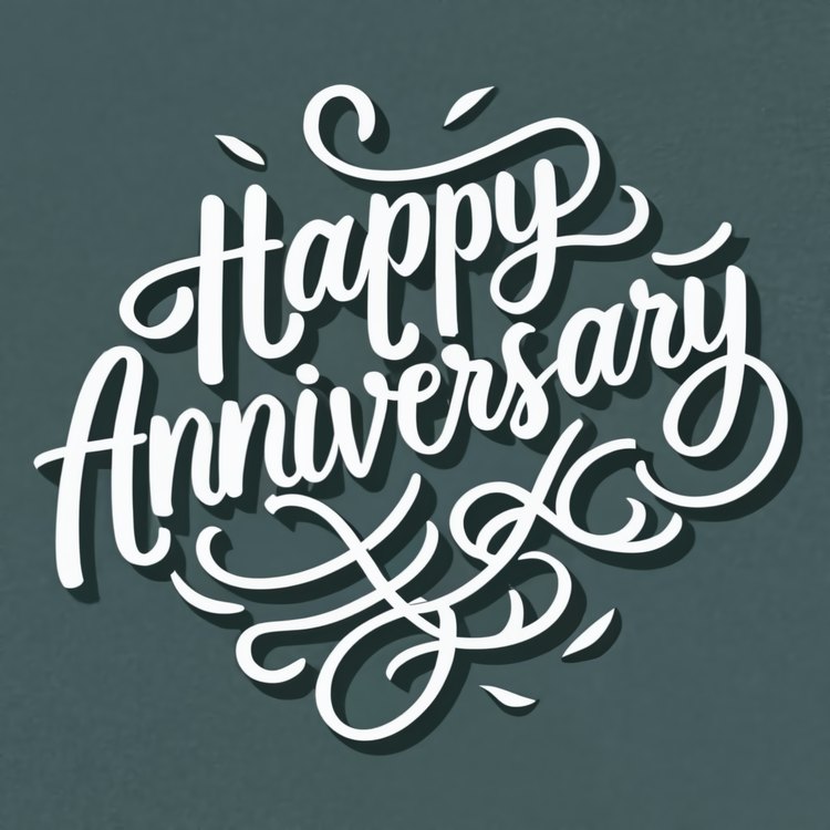Happy Anniversary,Lettering,Calligraphy