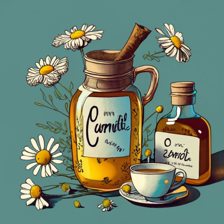 Chamomile Tea,Honey,Beeswax