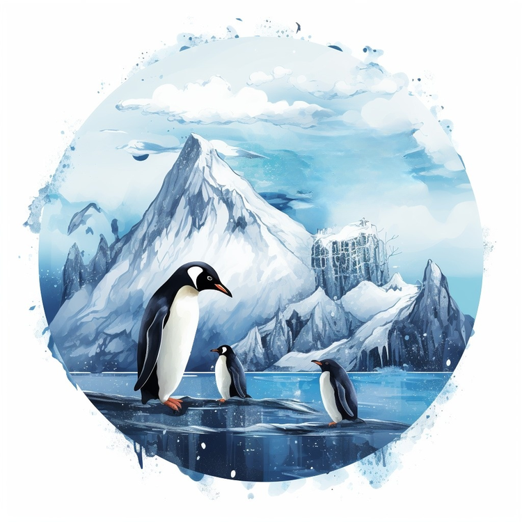 Antarctica Day,Penguins,Water
