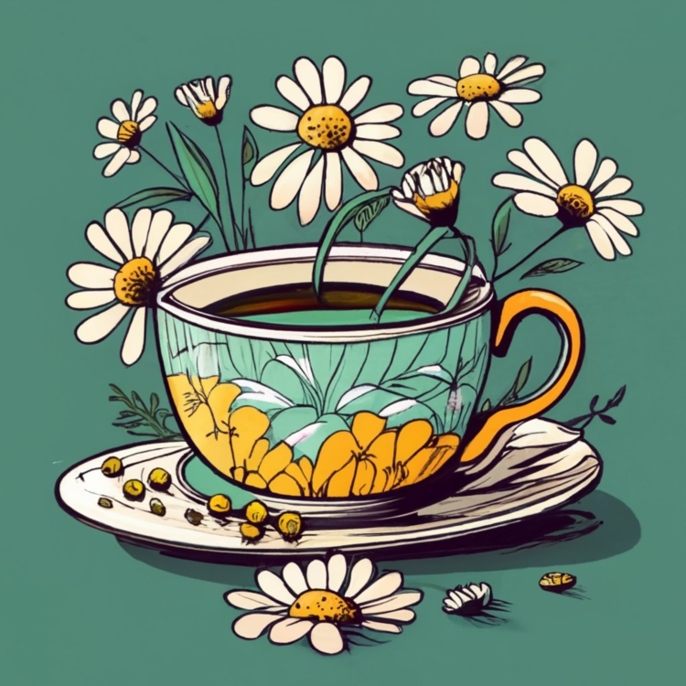 Chamomile Tea,Flower,Daisies