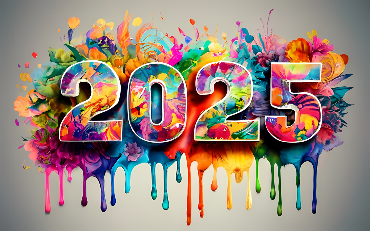 Clip Art Happy New Year 2025 Leia Robbie