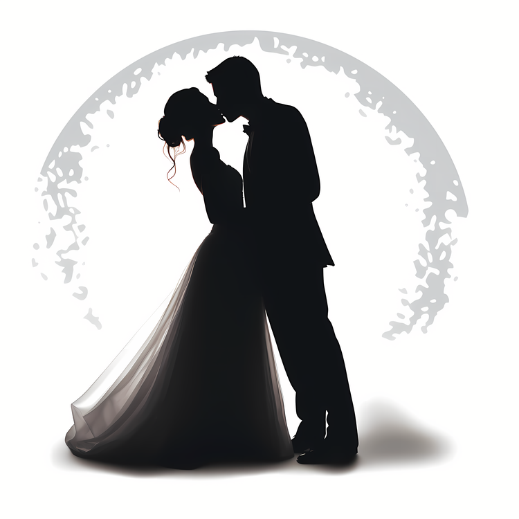 Wedding Couple Silhouette,Others