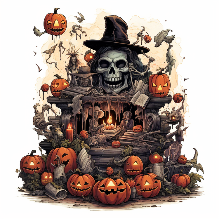 Halloween Party,Halloween,Skull