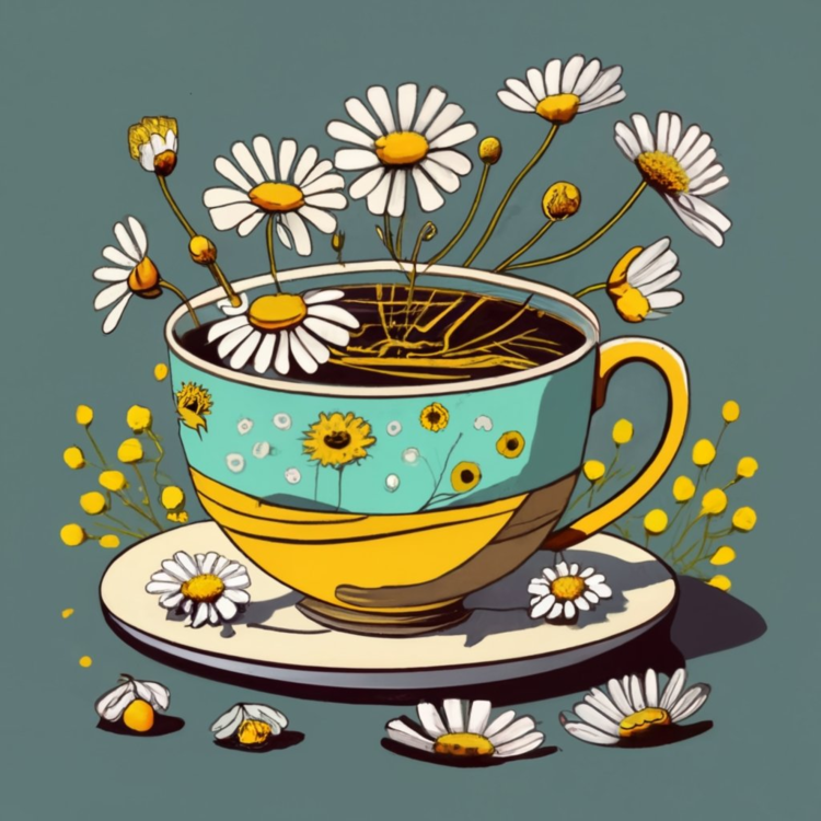 Chamomile Tea,Bouquet,Daisies