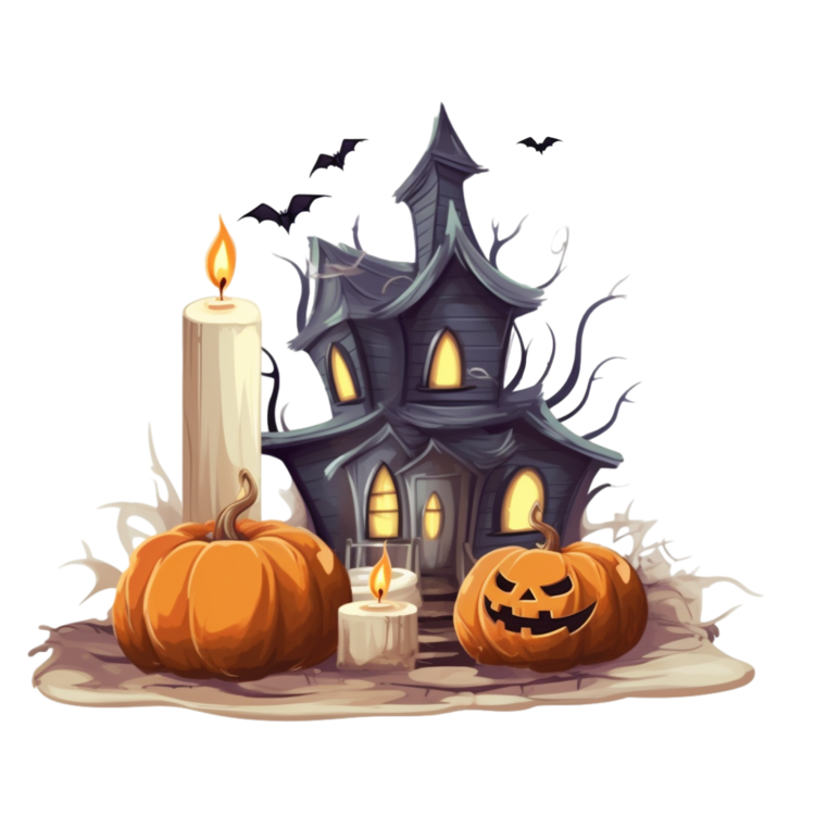 Haunted Halloween House,Gothic,Halloween