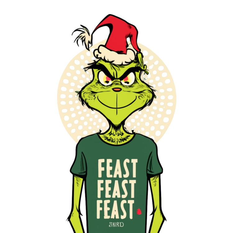Christmas Grinch,Hungry,Happy