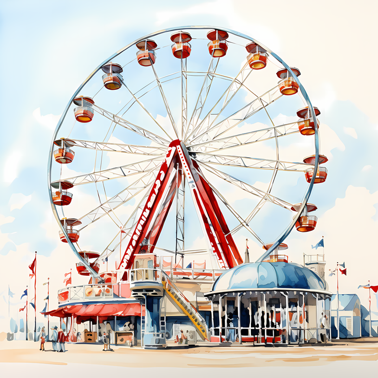 Ferris Wheel Day,Others PNG Clipart - Royalty Free SVG / PNG