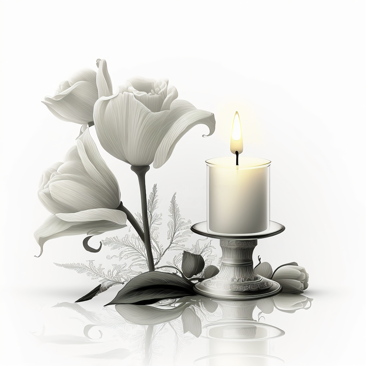 All Souls Day,Candle,Flower