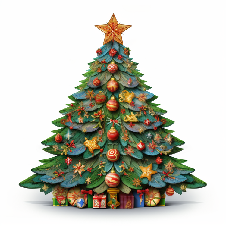 Christmas Tree,Gift Box,Presents