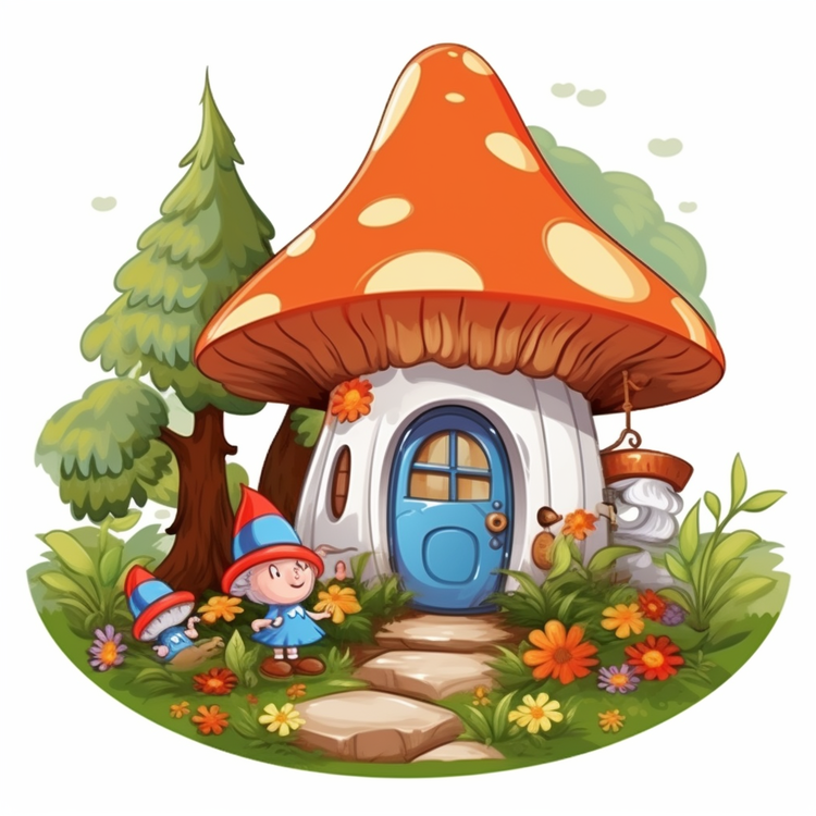 Mushroom House,Fairy House,Mushroom Home