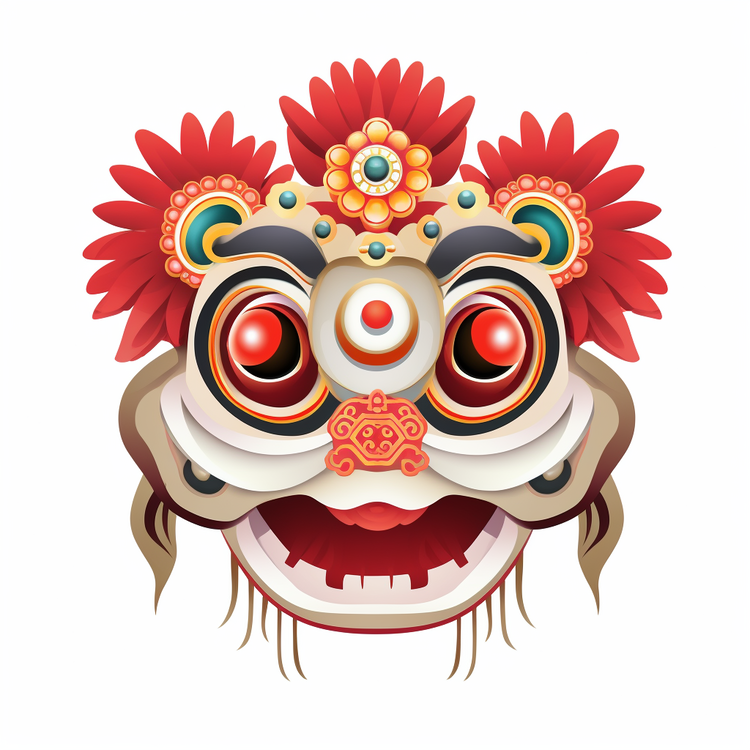 Chinese Lion Dance Head,Mask,Chinese