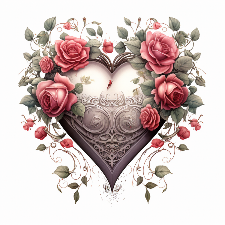 Rose Heart Fantasy,Love,Roses