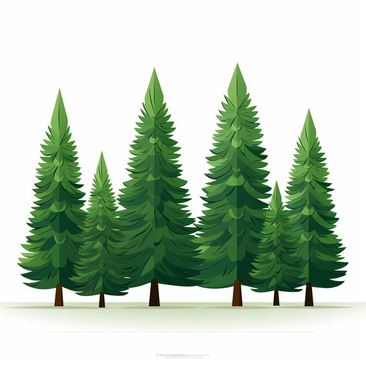 Christmas Tree,Pine Trees,Forest