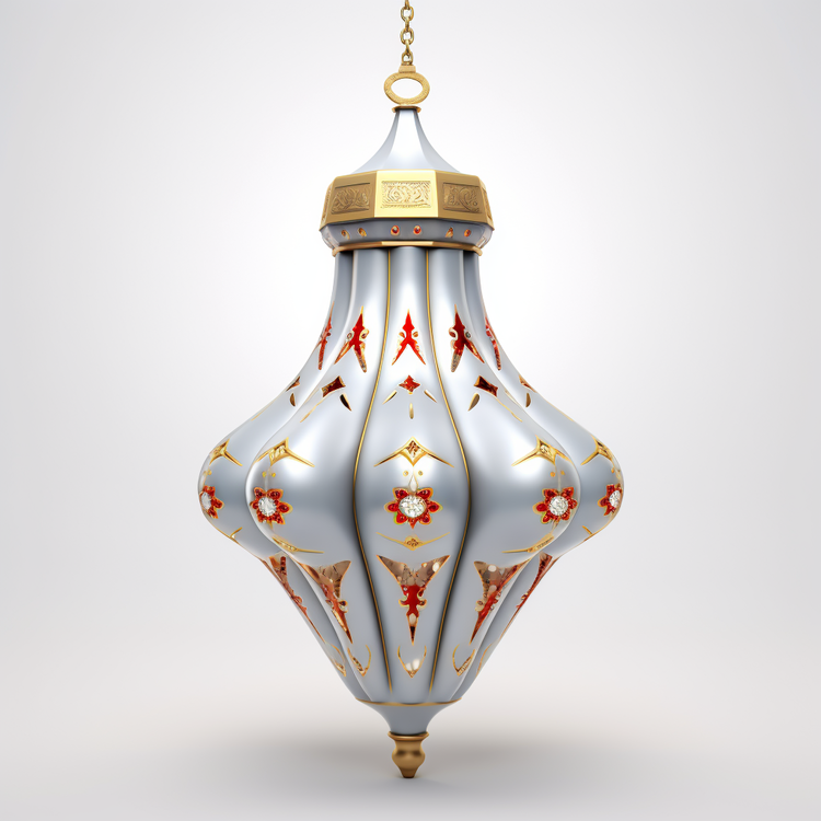 Islamic Lantern,Silver,Decorative