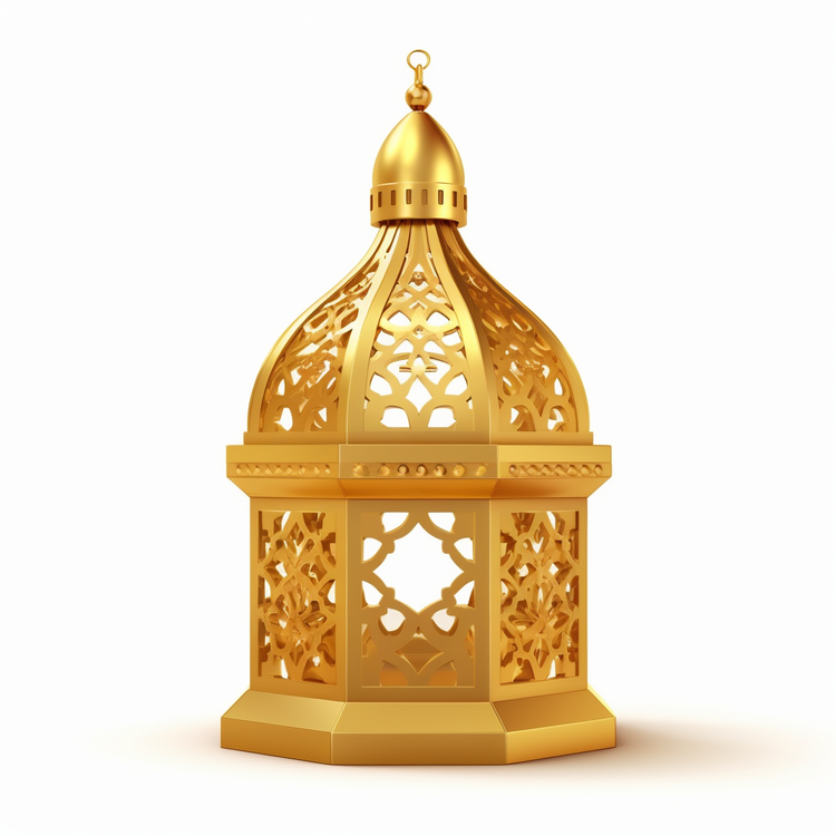 Islamic Lantern,Gold,Lantern