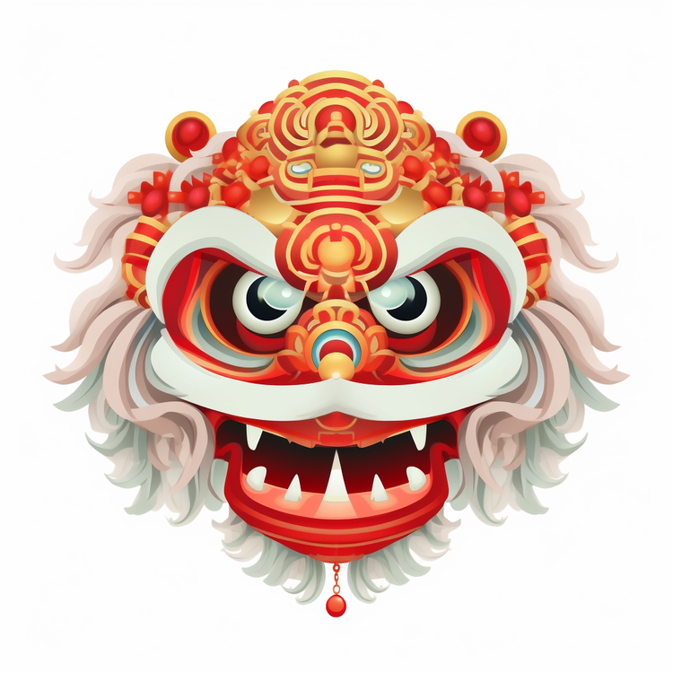 Chinese Lion Dance Head,Lion,Mythical Creature
