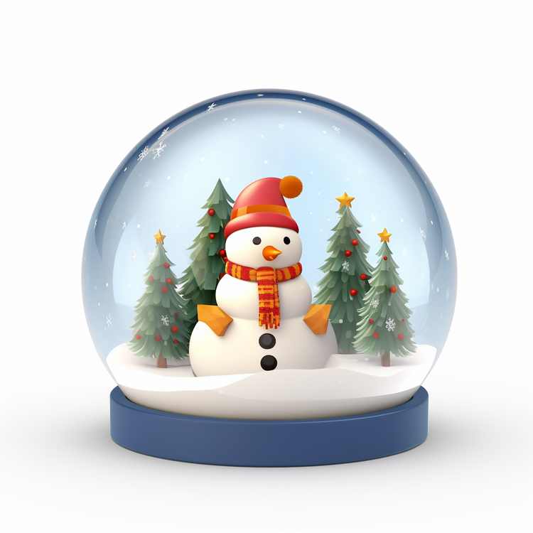 Christmas Snow Ball,Snowman,Winter