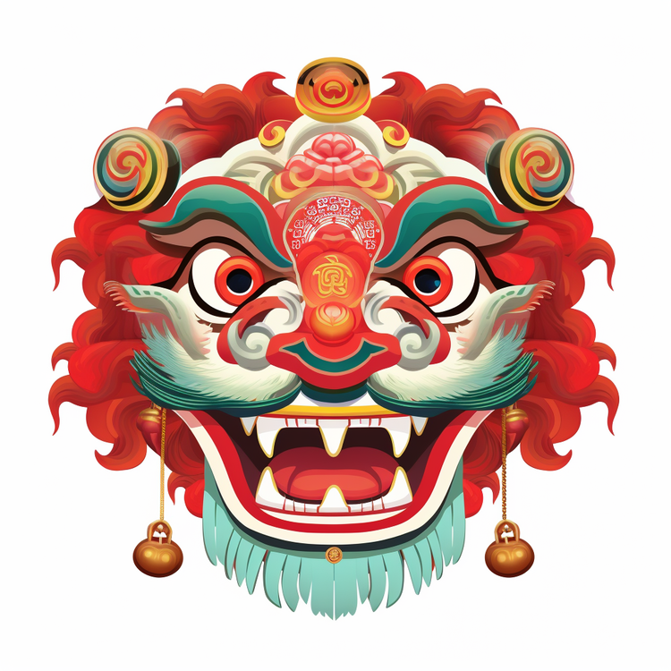 Chinese Lion Dance Head,Lion,Chinese