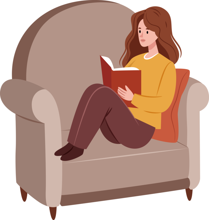 Reading,Woman Reading Book,Woman On Couch