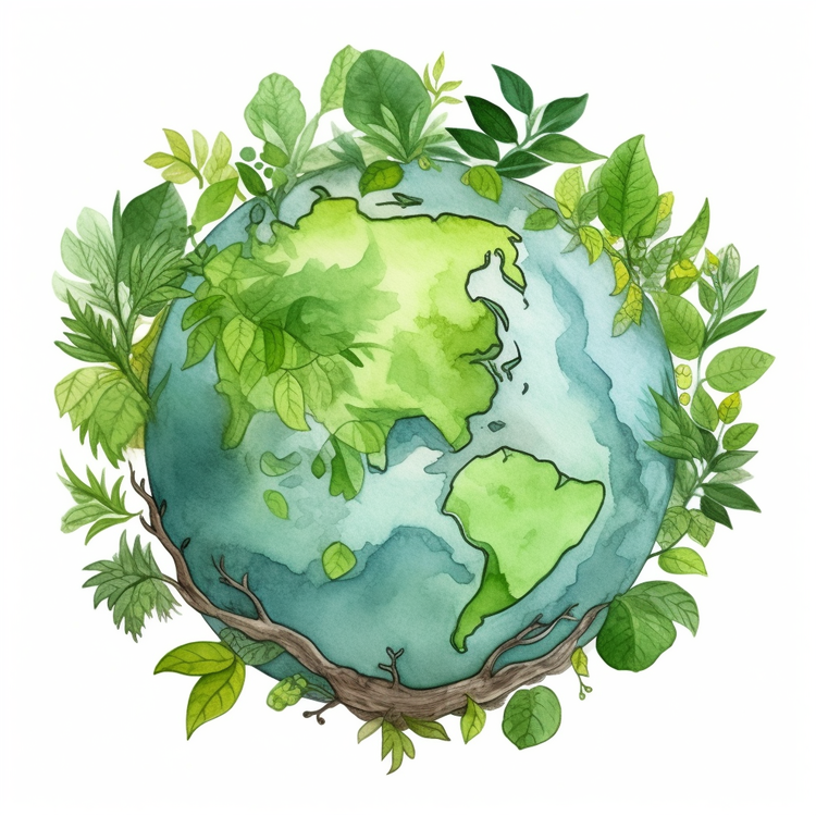 A green planet drawing Stock Photo | Adobe Stock