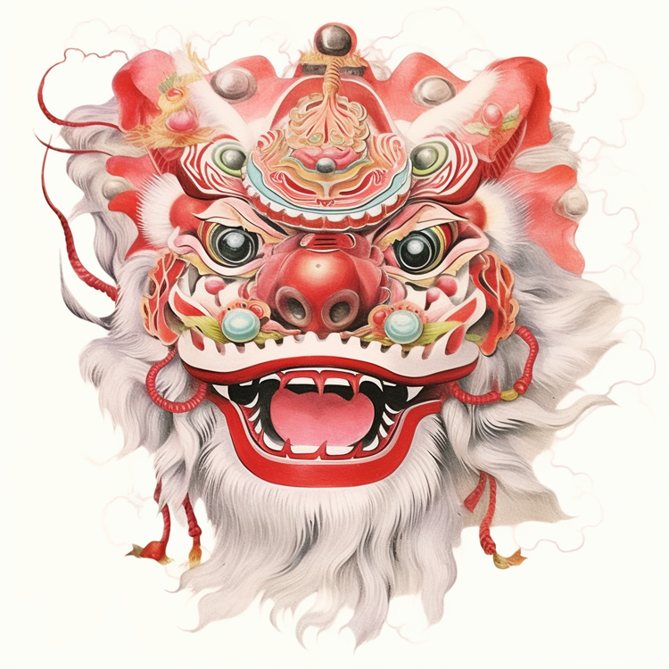 Chinese Lion Dance Head,Chinese New Year,Lion Dance